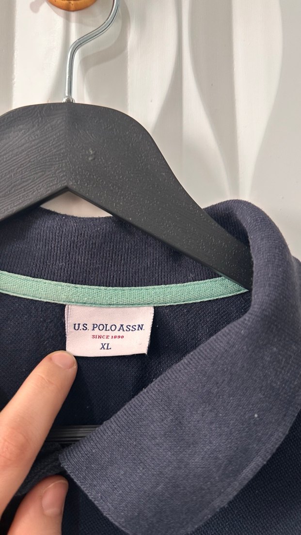 Yeşil Baskılı Kısa Kollu Polo Tişört - Görsel 2