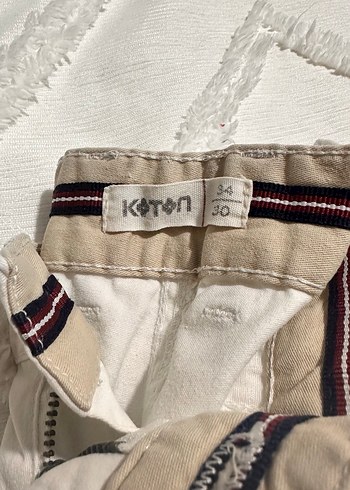 Beyaz Keten Rahat Kesim Jean - Görsel 2