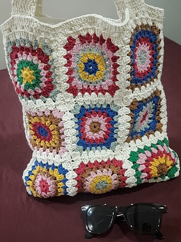 Zara Etnik çanta el örgüsü