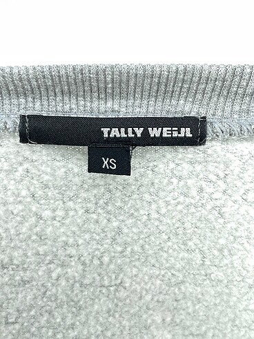 xs Beden gri Renk Tally Weijl Sweatshirt %70 İndirimli.