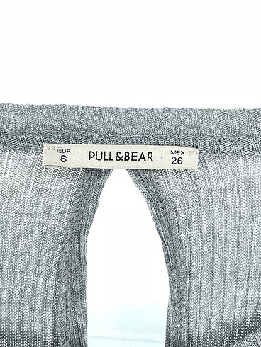s Beden gri Renk Pull and Bear Kısa Elbise %70 İndirimli.