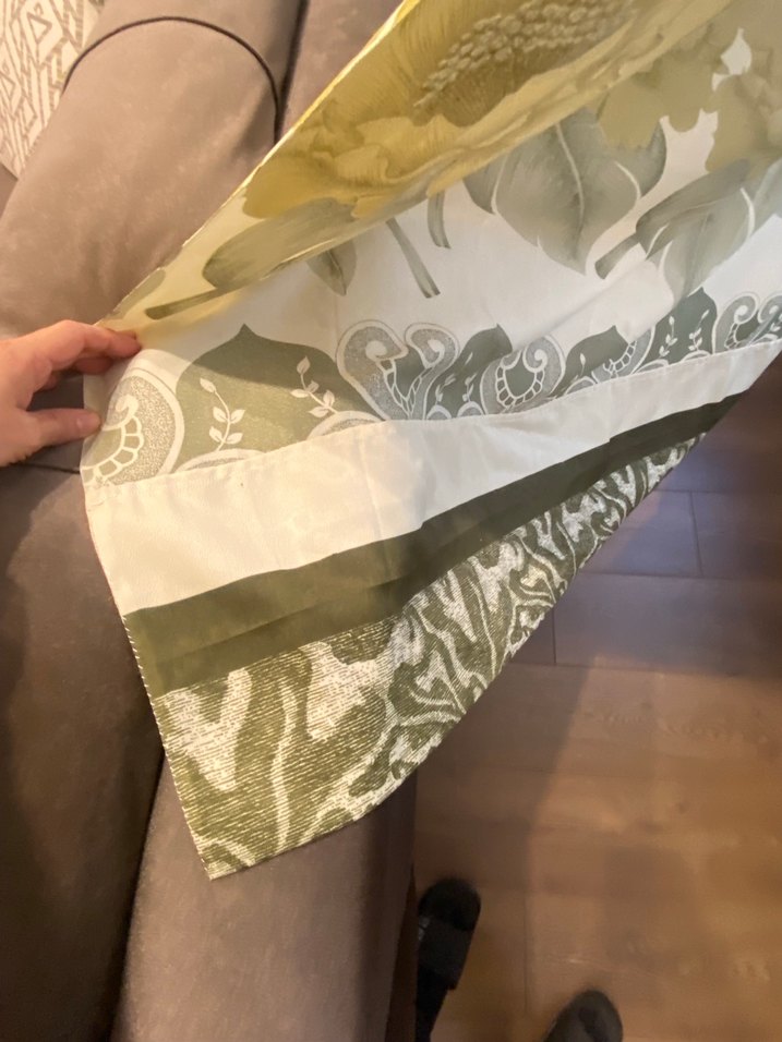 Çiçek Desenli vintage fon Perde - Görsel 2