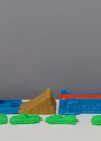 Hot Wheels parkurRenkli Plastik Oyun Seti - Görsel 2