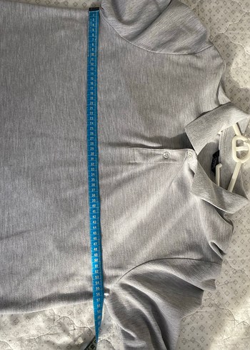 Lcw Gri Uzun Kollu Polo Tişört - Görsel 4