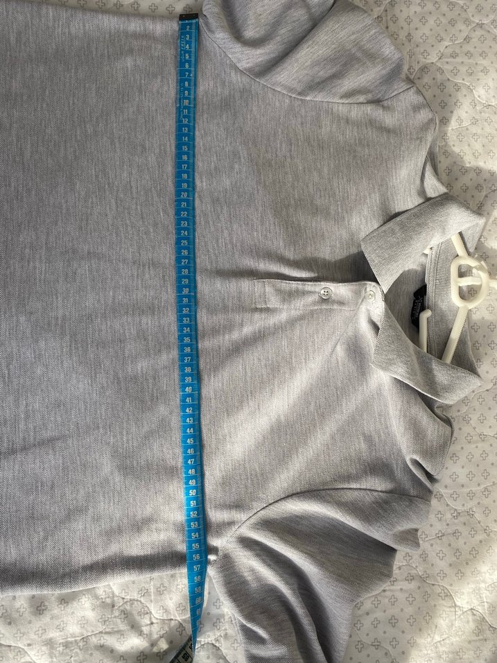 Lcw Gri Uzun Kollu Polo Tişört - Görsel 4