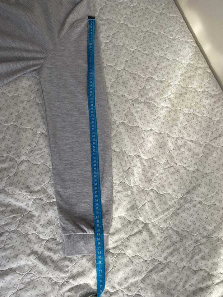 Lcw Gri Uzun Kollu Polo Tişört - Görsel 5