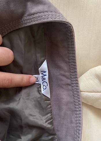 Düğmeli Bej Kadın Ceket - Görsel 3