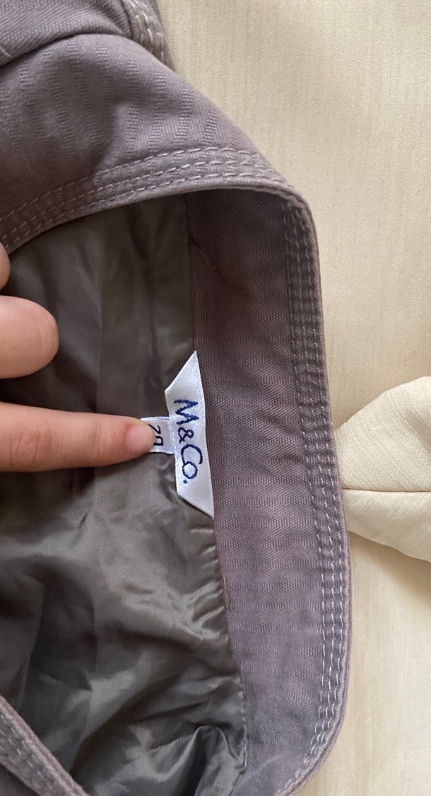 Düğmeli Bej Kadın  Ceket - Görsel 3