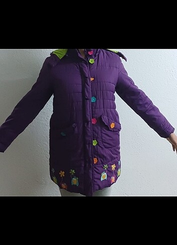 LC Waikiki LCW mor renk 8 yaş 128 cm kız çocuk mont