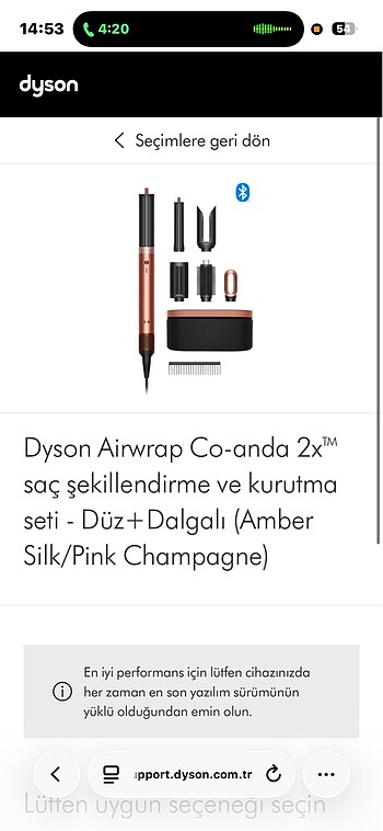 Dyson pink airwrap - Görsel 5