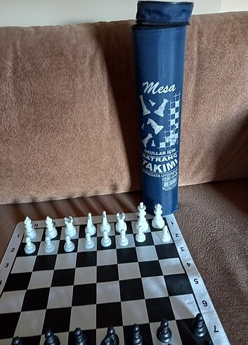 Beden Çantalı rulo satranç takımı
