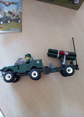 Beden Renk Lego askeri araç füze