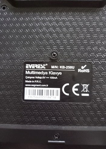 Everest Kablolu Siyah USB Klavye - Görsel 5