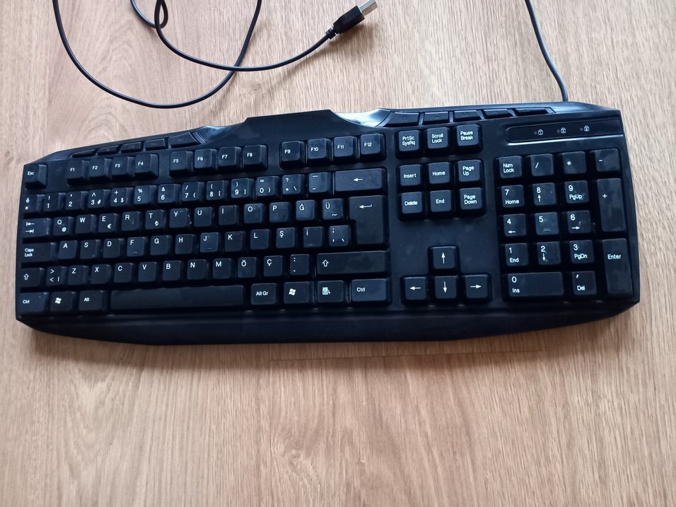 Everest Kablolu Siyah USB Klavye - Görsel 2