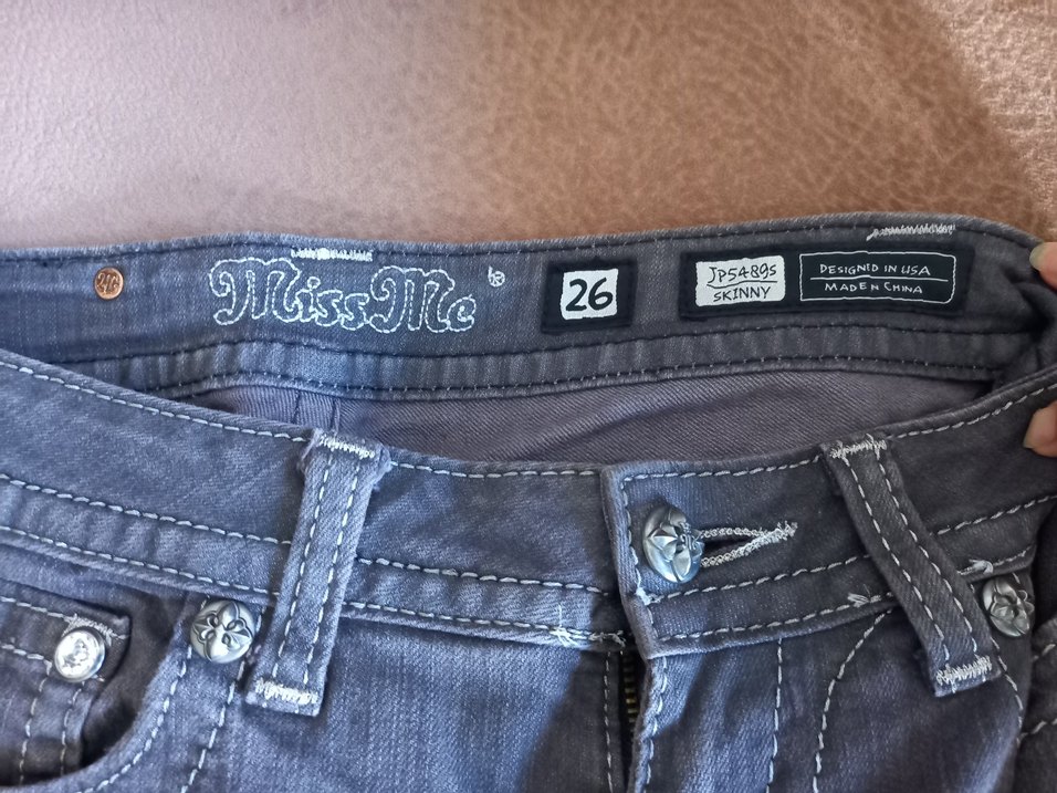 Miss Me Taşlı Gri Denim Jean — görsel 4/12