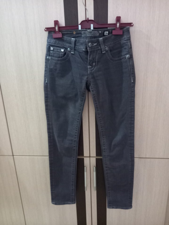 Miss Me Taşlı Gri Denim Jean — görsel 2/12
