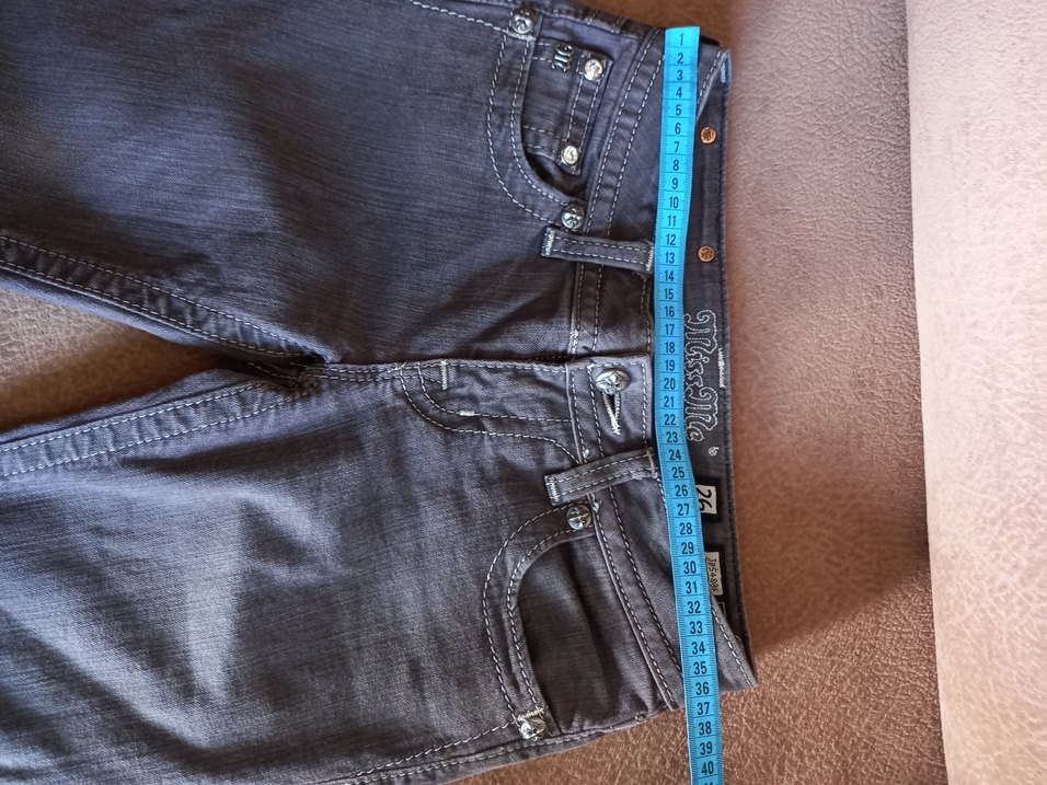 Miss Me Taşlı Gri Denim Jean — görsel 5/12