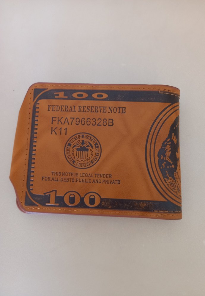 Baskılı Kahverengi Erkek Cüzdan - Görsel 2