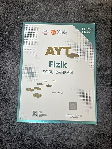 Üç Dört Beş Yayınları AYT Fizik Soru Bankası