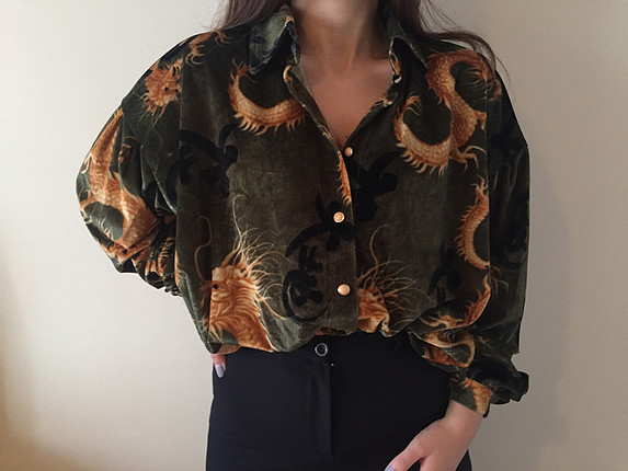 Zara Kadife gömlek 
