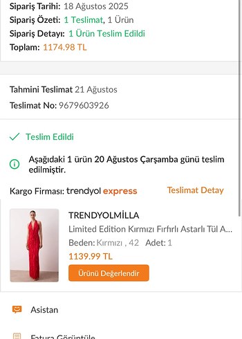 l Beden kırmızı Renk Kırmızı Uzun Fırfırlı Abiye Elbise