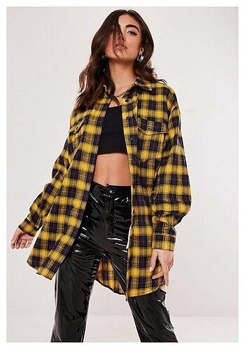 Y2K Polo Garage Retro Grunge Gömlek
