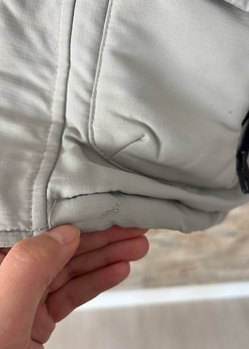 Gri Kapüşonlu Erkek Çocuk mont - Görsel 5