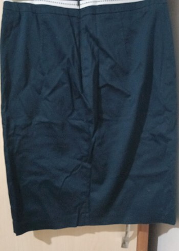 Koton Lacivert Denim Kalem Etek Midi Boy