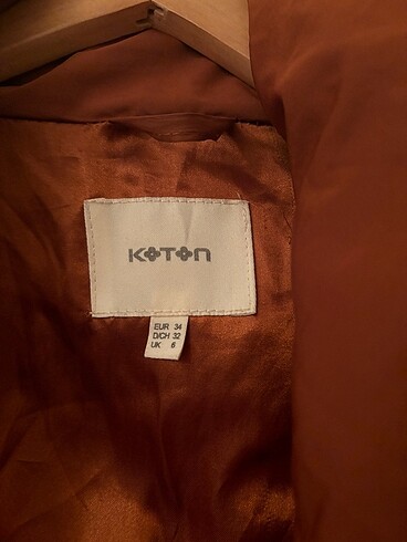 m Beden Koton Kiremit Şişme Mont
