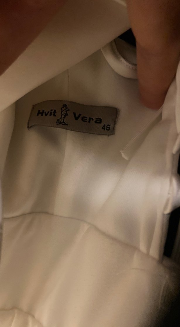 Beyaz Uzun Straplez Gelinlik - Görsel 5