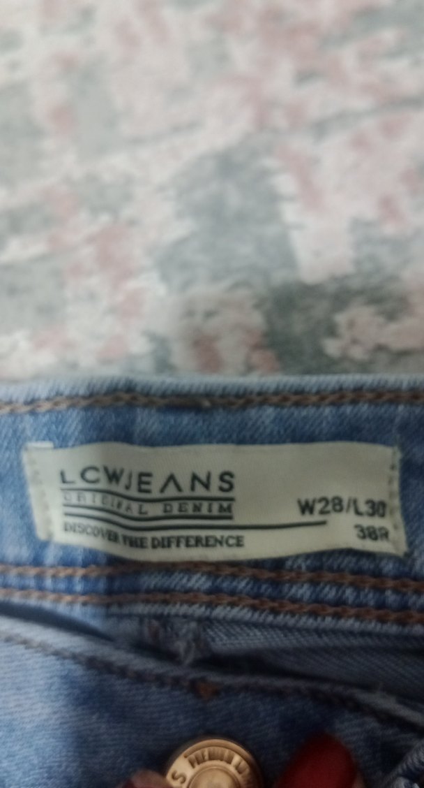 Pastel Mavi Midi Kadın Denim Pantolon - Görsel 2