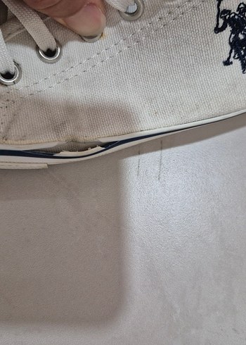 U.S. Polo Assn. Beyaz Kadın Spor Ayakkabı - Görsel 8