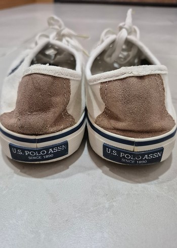 U.S. Polo Assn. Beyaz Kadın Spor Ayakkabı - Görsel 2