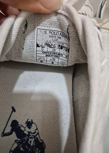 U.S. Polo Assn. Beyaz Kadın Spor Ayakkabı - Görsel 3