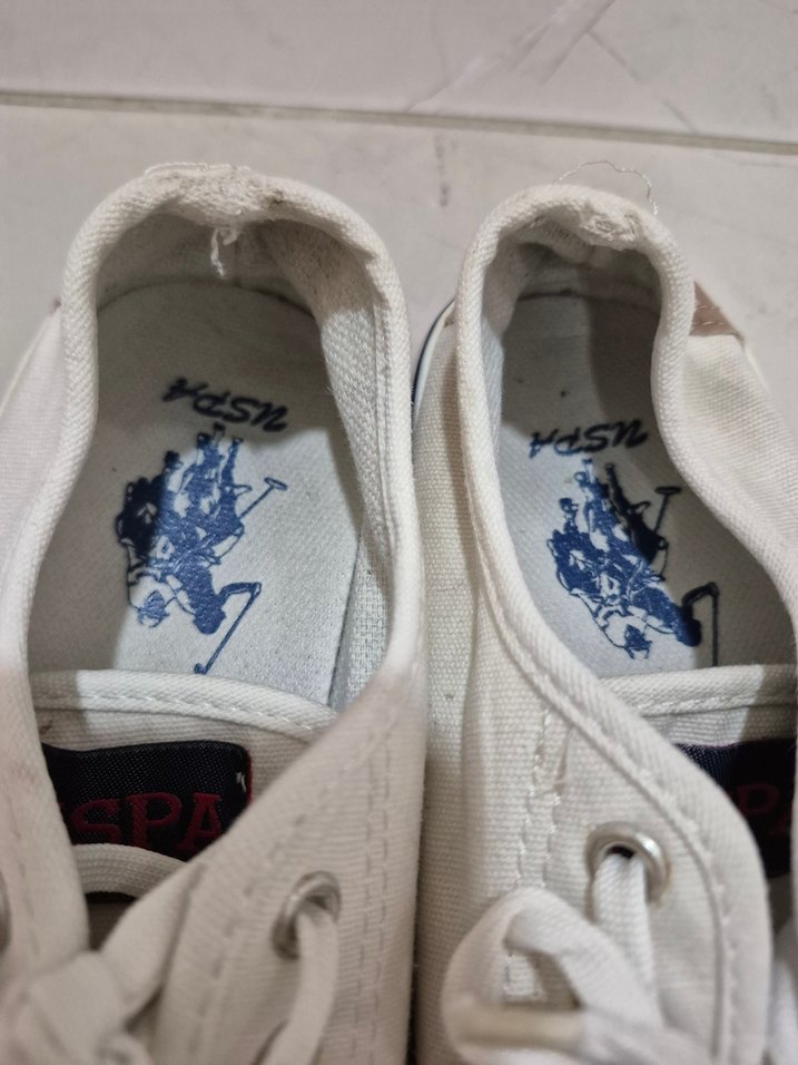 U.S. Polo Assn. Beyaz Kadın Spor Ayakkabı - Görsel 5