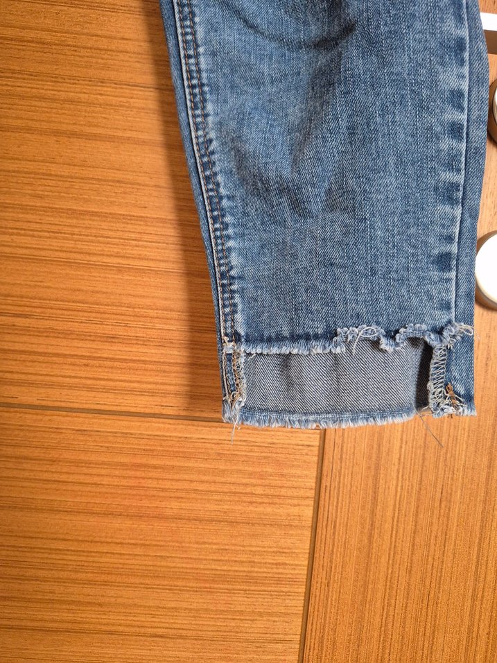 Kadın Mavi Kot Pantolon - Görsel 5