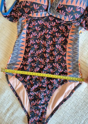 Bohem Tarz Çok Renkli Askılı Mayo - Görsel 6