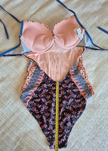 Bohem Tarz Çok Renkli Askılı Mayo - Görsel 8