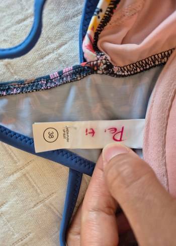 38 Beden çeşitli Renk Bohem Tarz Çok Renkli Askılı Mayo