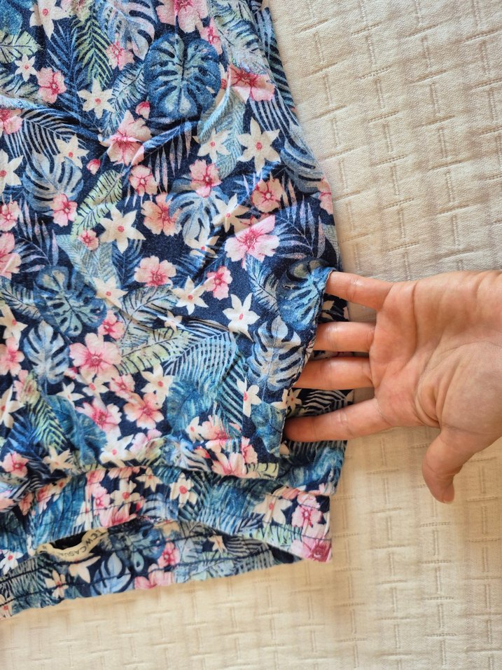 Bohem Tarz Pastel Renkli Midi Kadın günlük Pantolon - Görsel 4