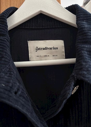 Düğmeli Lacivert Kadın Kadife Ceket - Görsel 2