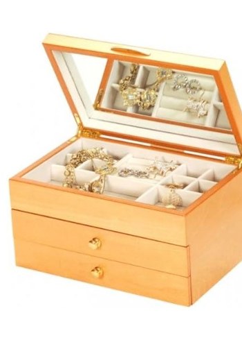 Mele Co Oriental Rose Meagan Ahşap Mücevher Mücevher Kutusu