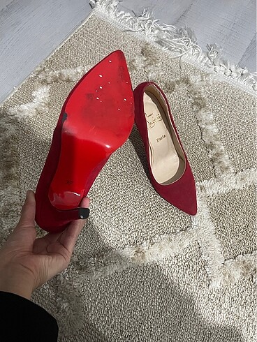 37 Beden kırmızı Renk Stiletto