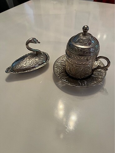 Bakır Kaplama Kahve ve lokumluk