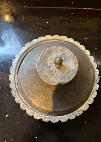 Antika Osmanlı Bakır Sahan - Görsel 2