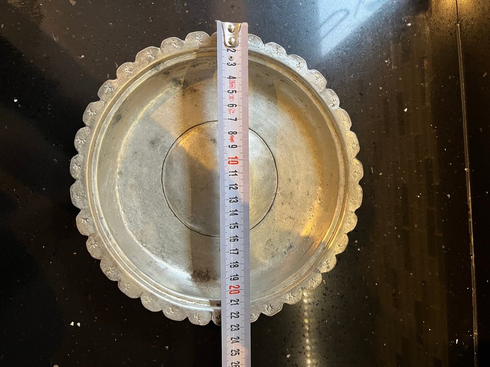 Antika Osmanlı Bakır Sahan - Görsel 5