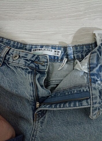 l Beden mavi Renk Koton Jean 