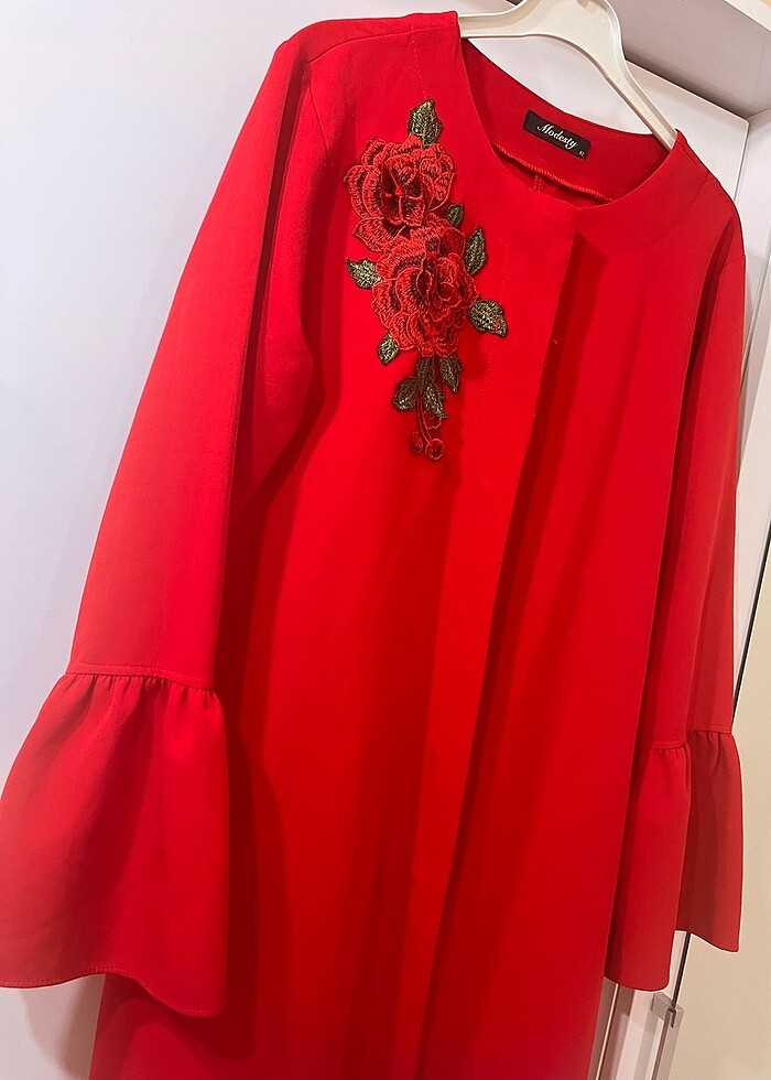 Kırmızı tunik - Görsel 3