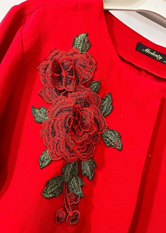 Kırmızı tunik - Görsel 4