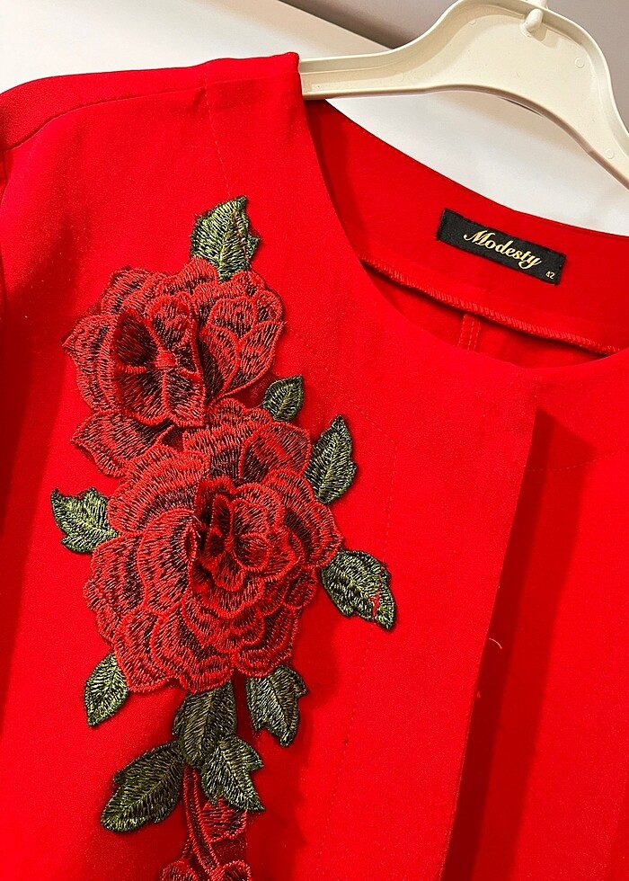 Kırmızı tunik - Görsel 5